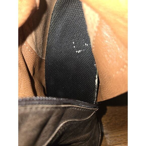 Alberto Fermani Knee High Boots Full Zip Brown Leather Size US 7 Italy 👀 - Picture 10 of 15